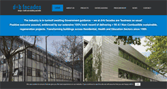 Desktop Screenshot of dbfacades.com